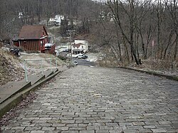 Looking down Canton Avenue, Pittsburgh, Pennsylvania