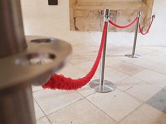 Stanchions and velvet rope