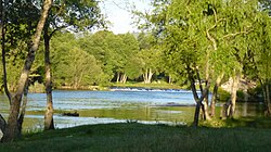 Cávado River flowing through Adaúfe