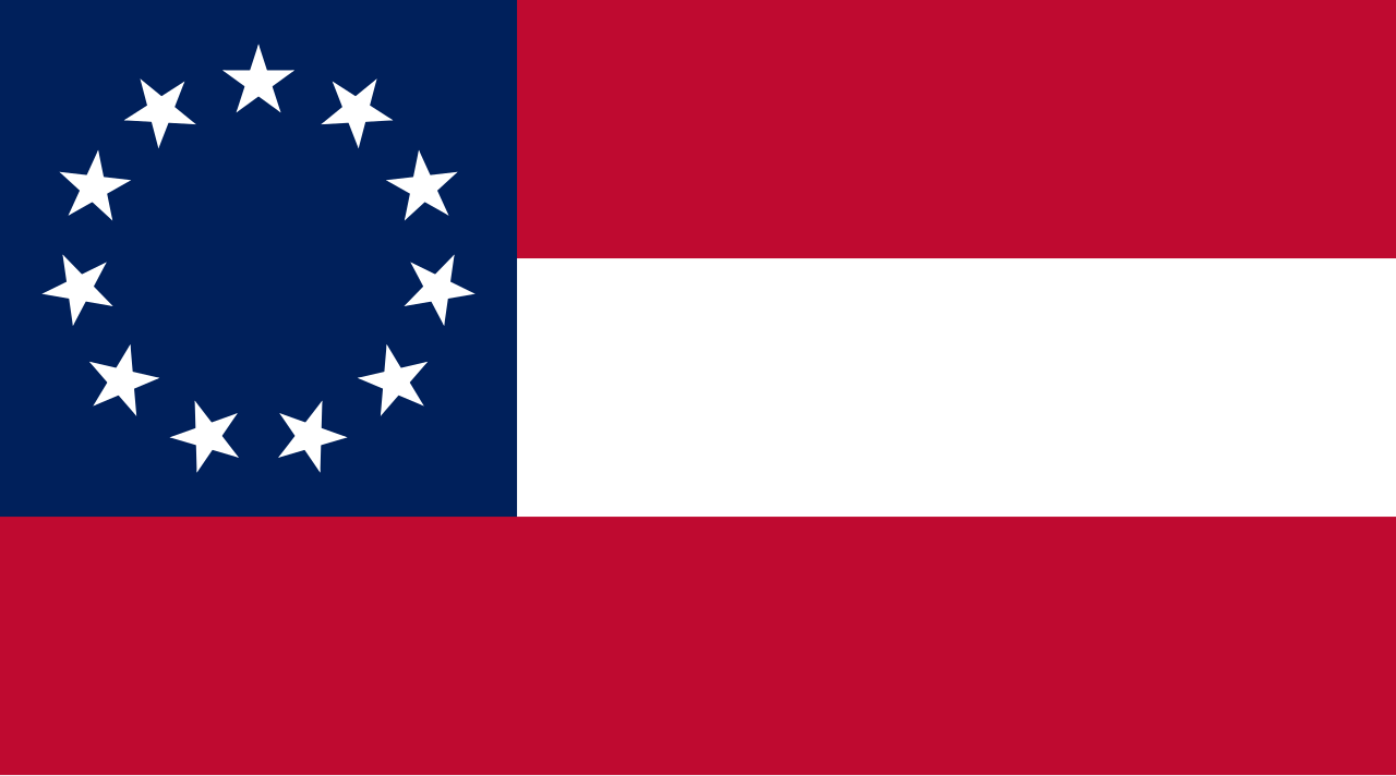 Flag of the Confederate States (July – November 1861).svg