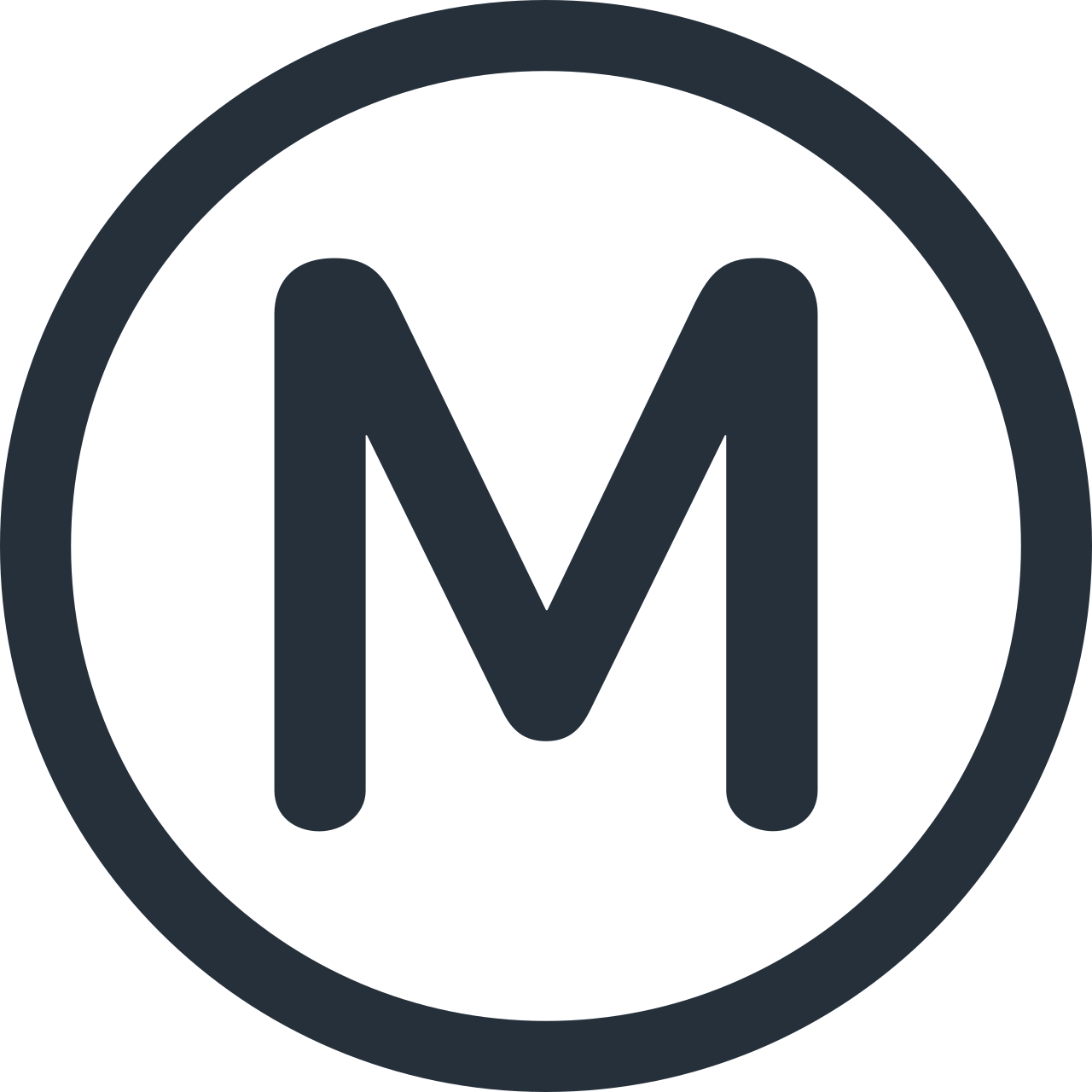 Paris transit icons - Métro.svg