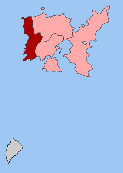 Location within the regional unit