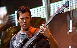 Lessard performing in 2008