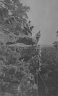 Abseiling at the Zirkelstein
