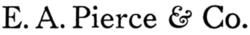 E. A. Pierce & Co. logo