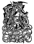 Imaginary depiction of Popiel in Sarmatiae Europeae descriptio by Alexander Guagnini