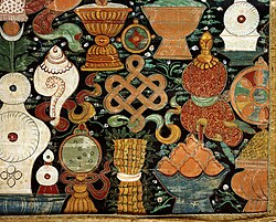 The "endless knot" in Tibetan Buddhism