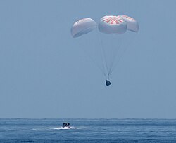 Landing of SpaceX Demo-2, 2 August 2020