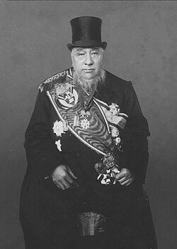 Paul Kruger with chinstrap beard