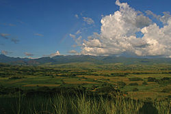 View of the Sierra Madres from Cabagan