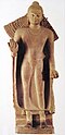 Buddha, standing, inscribed: "Gift of Abhayamira in 154 GE" 474 CE in the reign of Kumaragupta II. Sarnath Museum.[8]