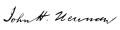John Henry Newman's signature