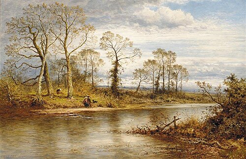 An English river in Autumn (1877)