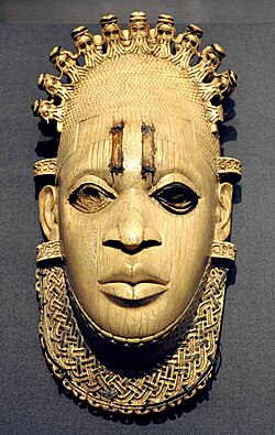 Idia, ivory mask, Kingdom of Benin, British Museum