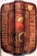 George on a small pavise (Nuremberg, c. 1480)