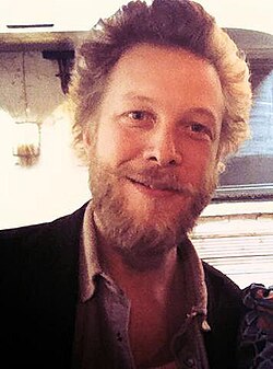 Ted Dwane of Mumford & Sons at the Londonewcastle Project Space for A Show of Faces, November 2013.