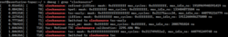 dmesg output piped through grep