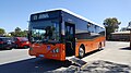An Express Coach Builders-bodied B8RLE, currently used as a special needs school bus in Perth, Western Australia.