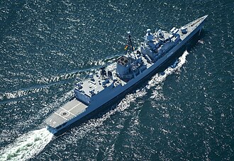 German Navy frigate Lübeck underway during BALTOPS '20, on 8 June 2020