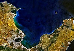 Gulf of Tunis in Tunisia