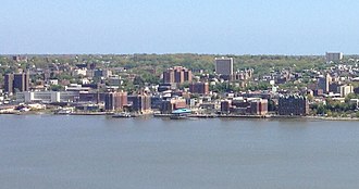 Yonkers, New York is the eighth most populous city in the Northeast and 115th-most populous city in the U.S. It had a population of 211,569 in 2020. It borders the Bronx, a borough of New York City to its south.