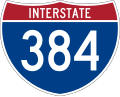 Interstate 384 marker