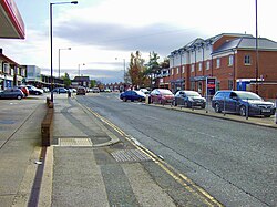 The main Acklam shopping area