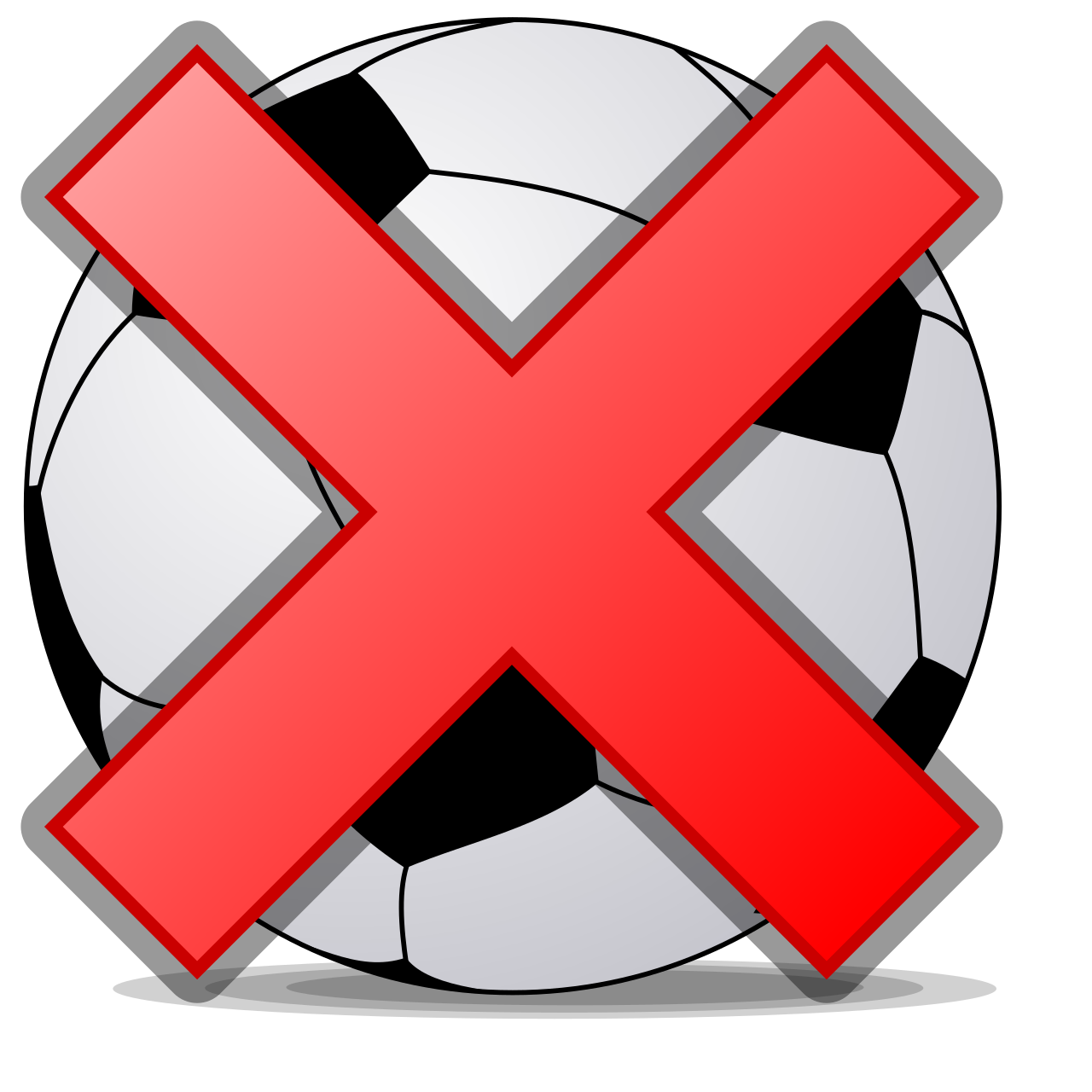 Soccerball shade cross.svg