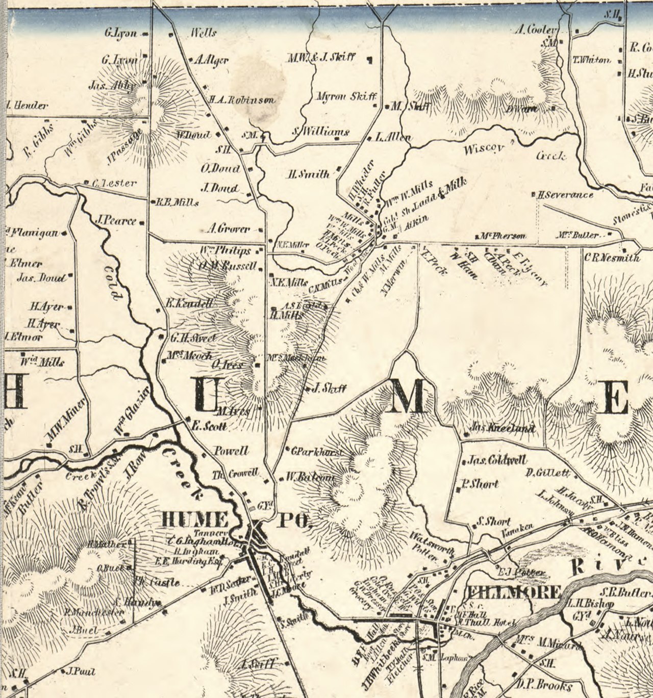 Section of Map of Allegany Co, NY, by G. Bechler, 1856.jpg