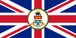 Standard of the governor of the Cayman Islands