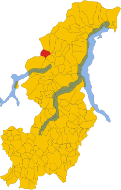 Location of Val Rezzo