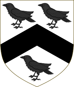 Arms of Rhys ap Thomas of Abermarlais, which were attributed to Urien
