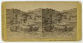 Nehemiah's Well on double, or stereoscopic photo card, Bonfils, ca. 1870.