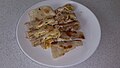 A street food-style danbing with tuna fillings