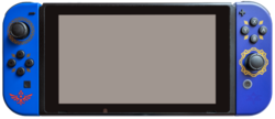 Nintendo Switch console (2017) with a blue-violet variation