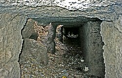 Pillared gallery in front of the burial chamber