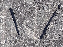 Sita Paila (embedded footprints of Devi Sita)