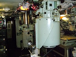 The search periscope and the attack periscope.