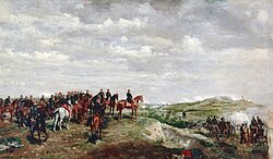 Napoleon III at the Battle of Solferino, 1863