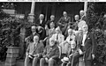 Nicholson is on the right in the back row in this photograph of 13 retired United States Navy rear admirals and one retired United States Marine Corps major general taken c. 1923.