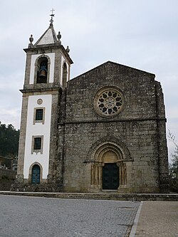 Front of the Church of Fontarcada