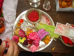 Colourful foods on a plate