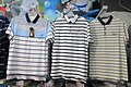 Striped shirt sold at market in China