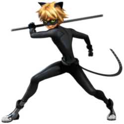 The appearance of Adrien Agreste's superhero form
