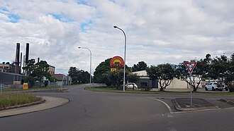 Clayton Road roundabout, 2023
