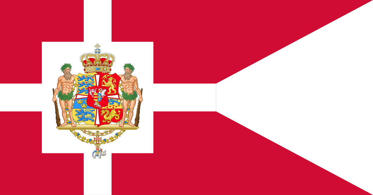 Royal Standard of Denmark (1731–1819).svg