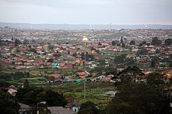 The township near KuGompo City, Eastern Cape
