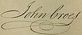 John Croes's signature