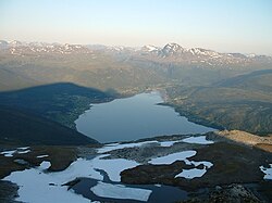 View of the village on the left side of the fjord
