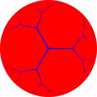 Order-3 apeirogonal tiling